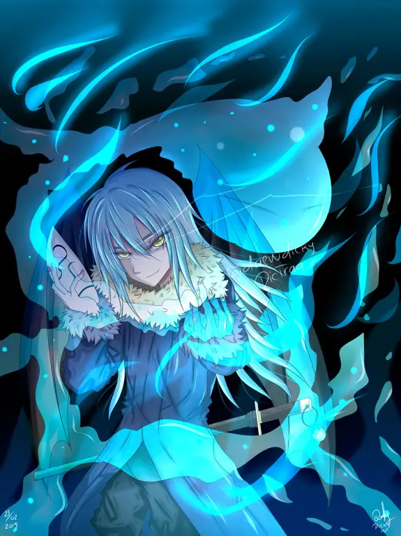 Ilustrasi Rimuru Tempest