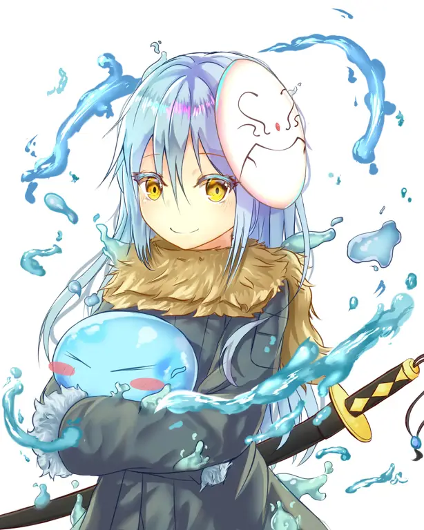 Ilustrasi Rimuru Tempest dari Tensei Shitara Slime Datta Ken