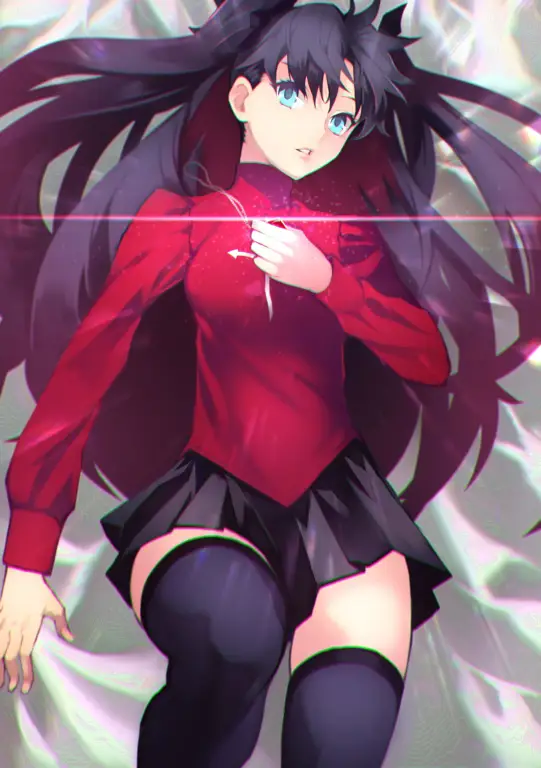 Ilustrasi Rin Tohsaka dari Fate UBW