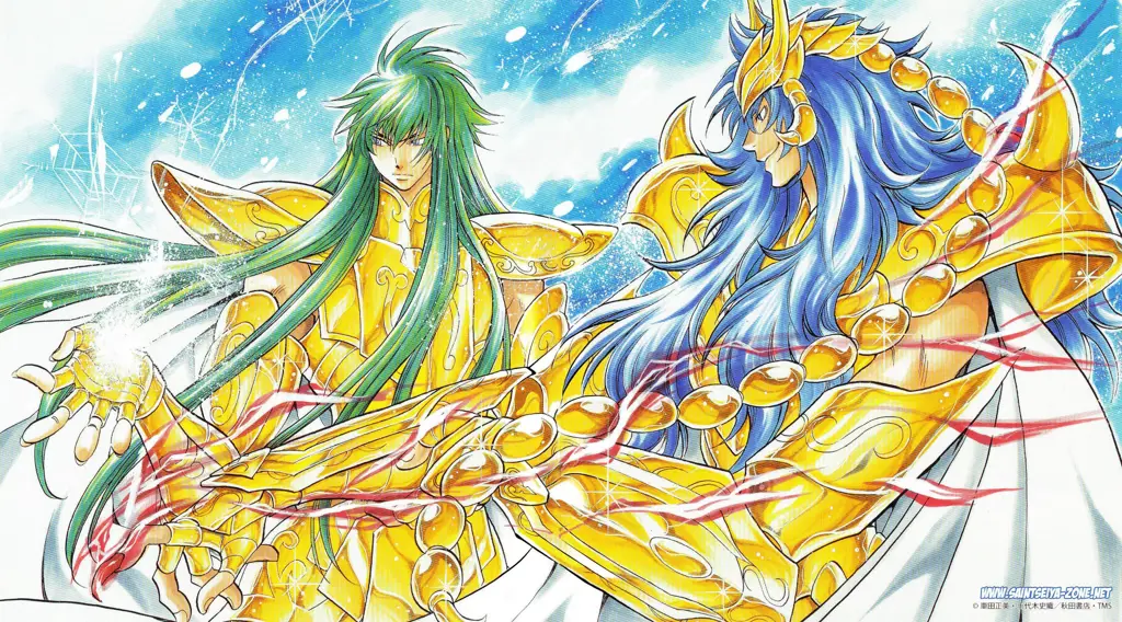 Ilustrasi karya seni Saint Seiya The Lost Canvas