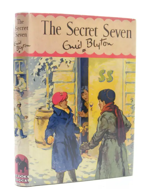 Ilustrasi sampul buku Secret Seven Sampul buku Secret Seven