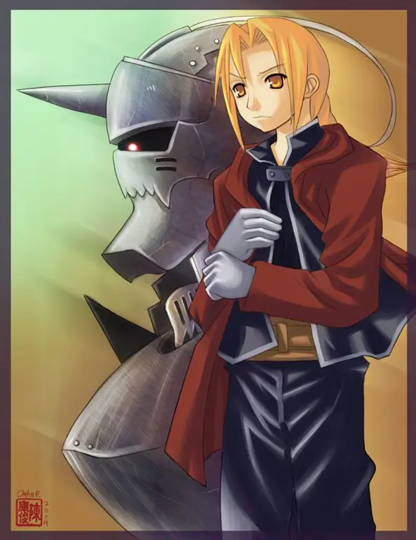 Ilustrasi Edward dan Alphonse Elric