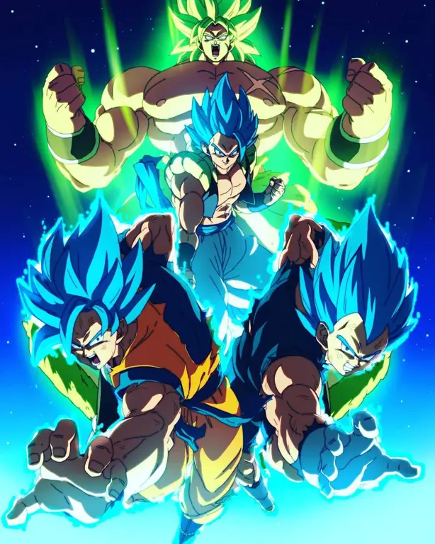 Ilustrasi seni dari film Dragon Ball Super: Broly