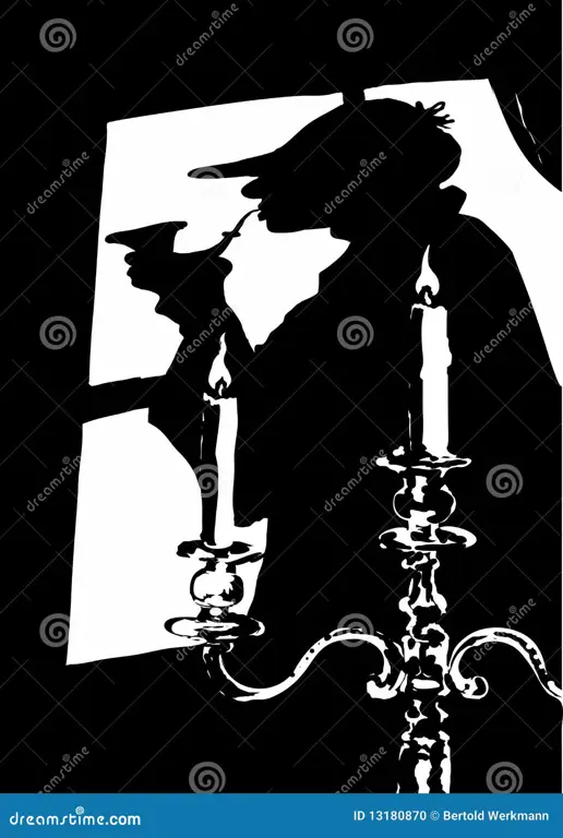 Ilustrasi Sherlock Holmes