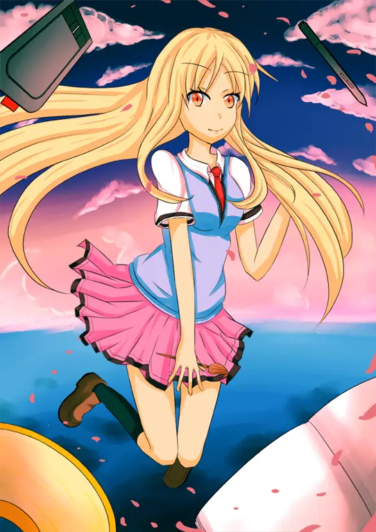 Gambar ilustrasi Shiina Mashiro