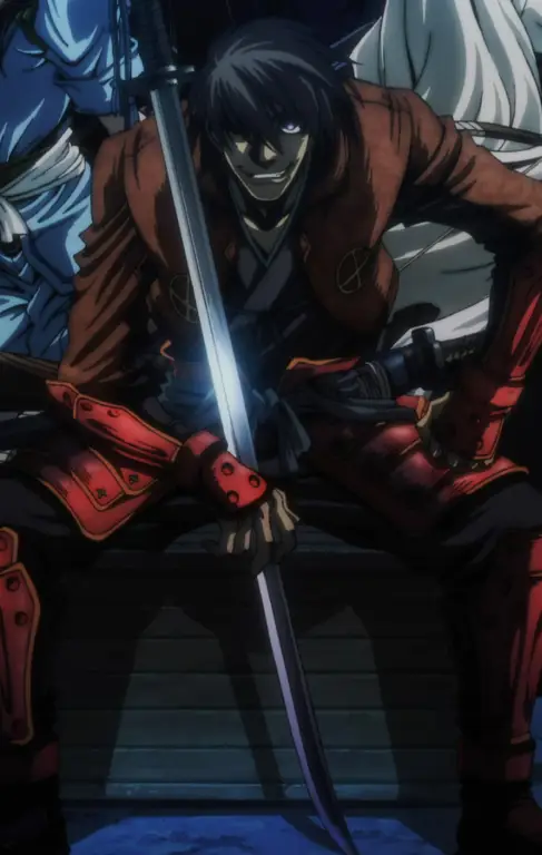Ilustrasi Shimazu Toyohisa, salah satu karakter utama Drifters Ilustrasi Shimazu Toyohisa dari Drifters