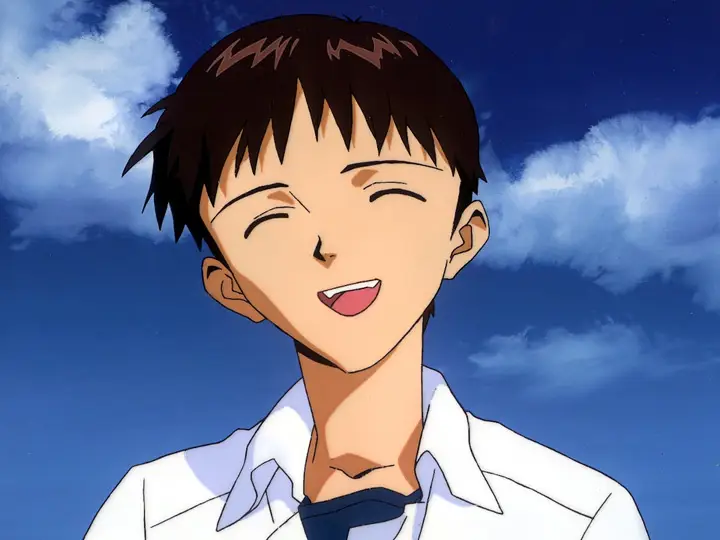 Ilustrasi Shinji Ikari dari manga