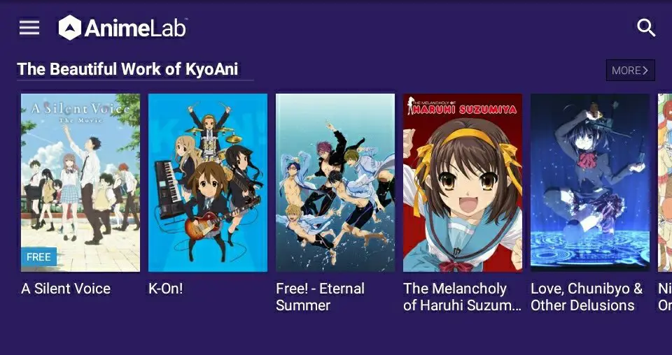 Gambar situs streaming anime ilegal