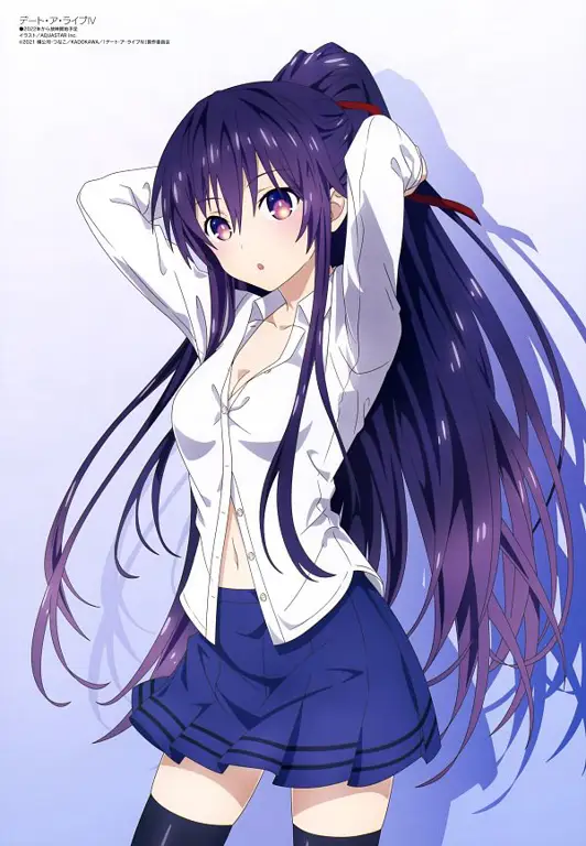 Ilustrasi Tohka Yatogami dari Date A Live