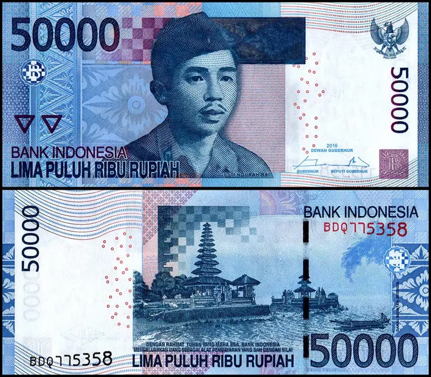 Gambar uang rupiah Indonesia