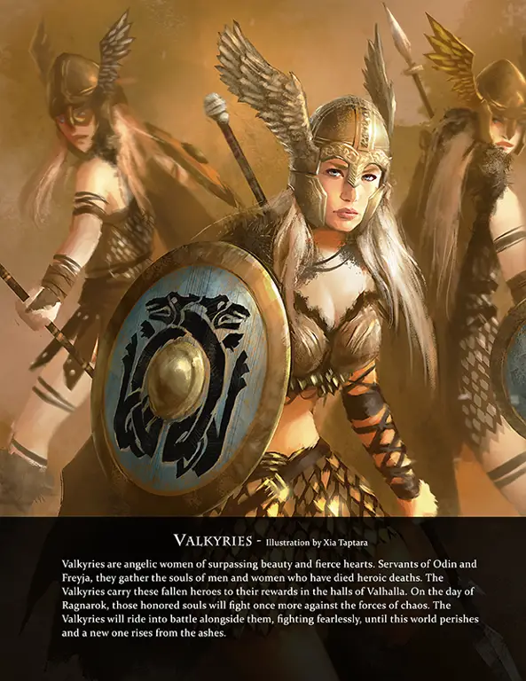 Gambar mitologi Valkyrie