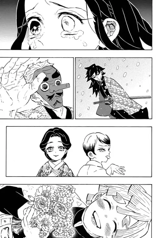 Gambar-gambar menarik dari chapter 196 Kimetsu no Yaiba