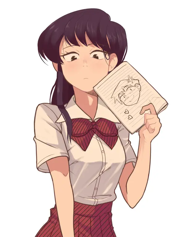 Ilustrasi manga Komi-san wa Komyushou desu