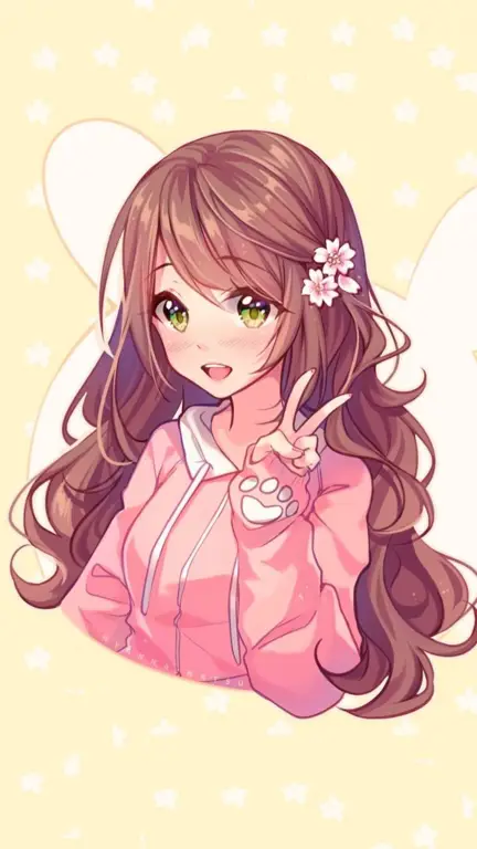 Imej Gadis Anime Imut Gambar gadis anime yang imut dan menggemaskan