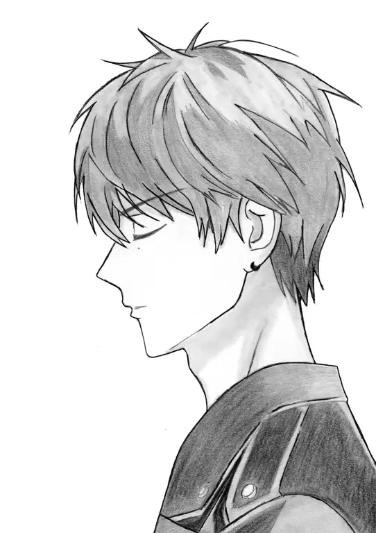 Kumpulan gambar anime boy side view dari ArtStation