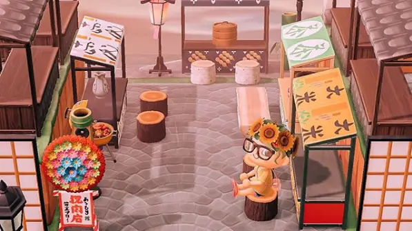 Desain jalan Jepang di Animal Crossing