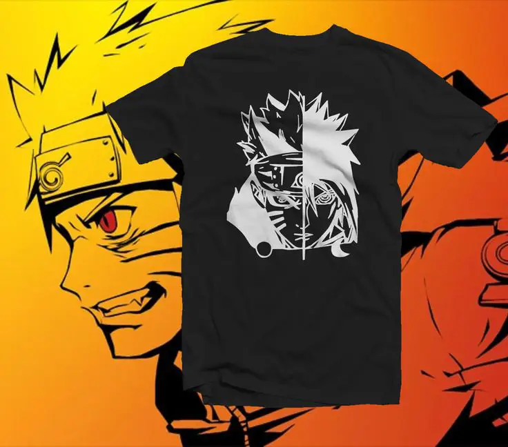 Berbagai desain kaos anime Naruto yang keren dan unik