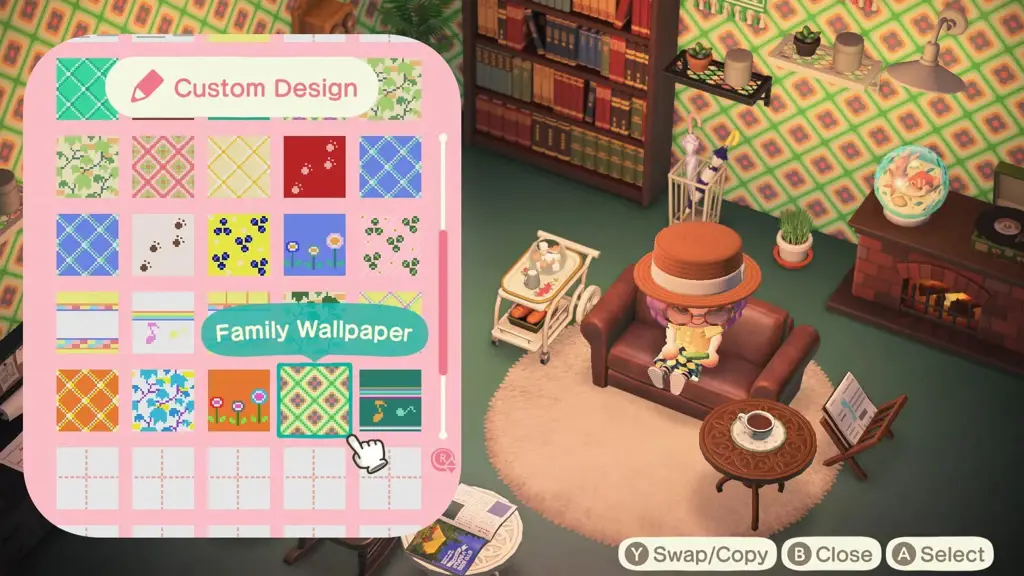 Berbagai contoh desain kustom Animal Crossing