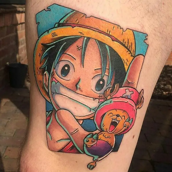 Gambar desain tato anime terbaik