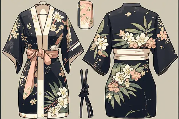 Fashion anime yukata yang stylish