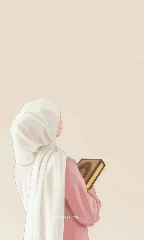 Berbagai gaya hijab tomboy pada karakter anime