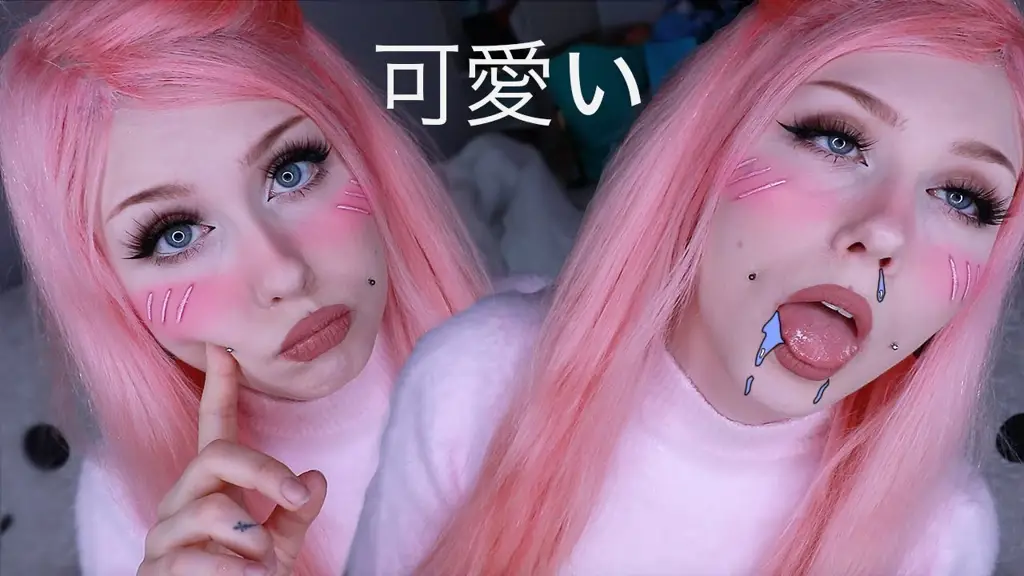 Berbagai gaya makeup anime blush yang berbeda