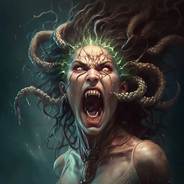 Karya seni yang terinspirasi dari mitologi Medusa