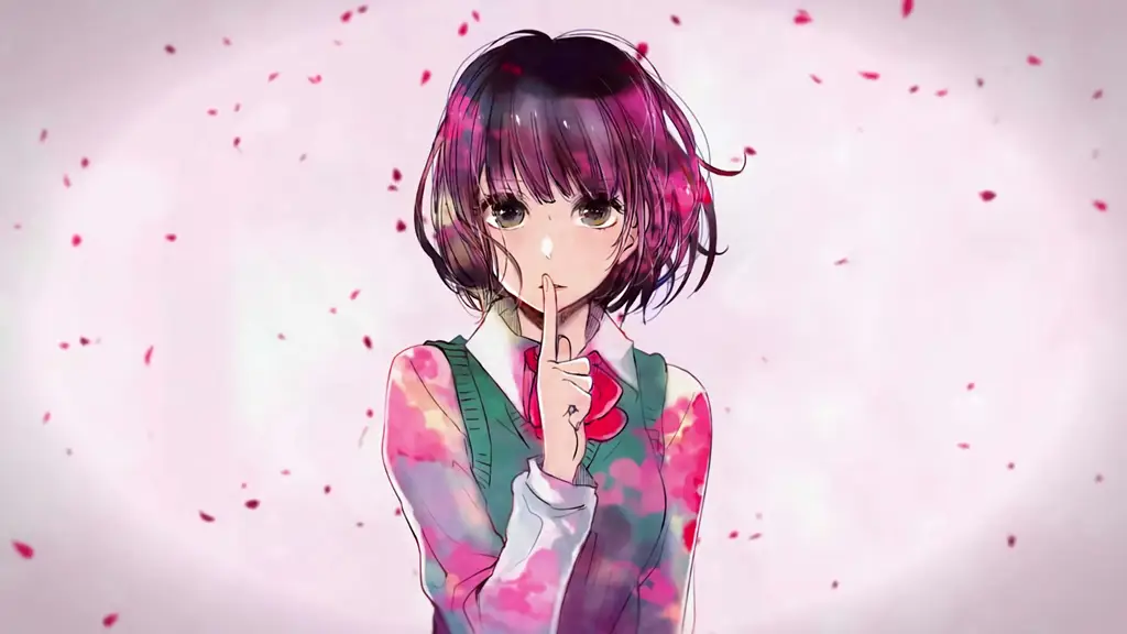 Palet warna yang terinspirasi dari anime Kuzu no Honkai