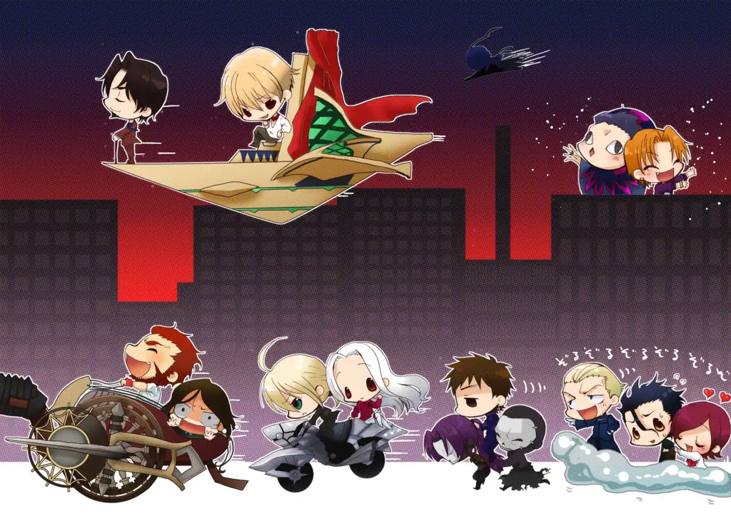 Cuplikan adegan dari anime Fate/Zero