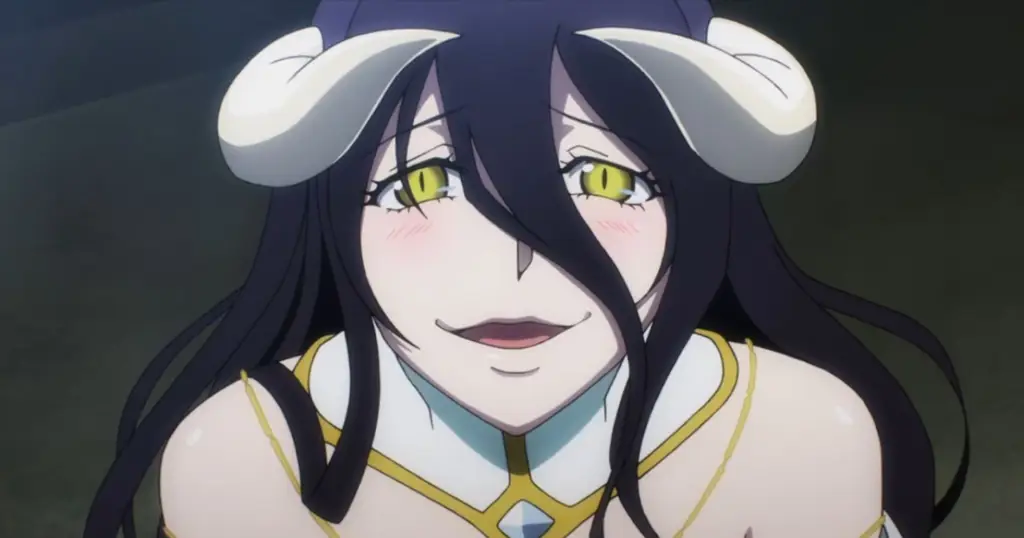 Albedo dan Ainz Ooal Gown bersama