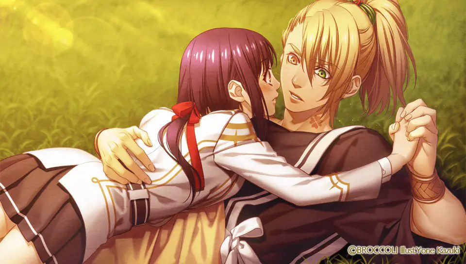 Gambar para karakter Kamigami no Asobi sedang berinteraksi