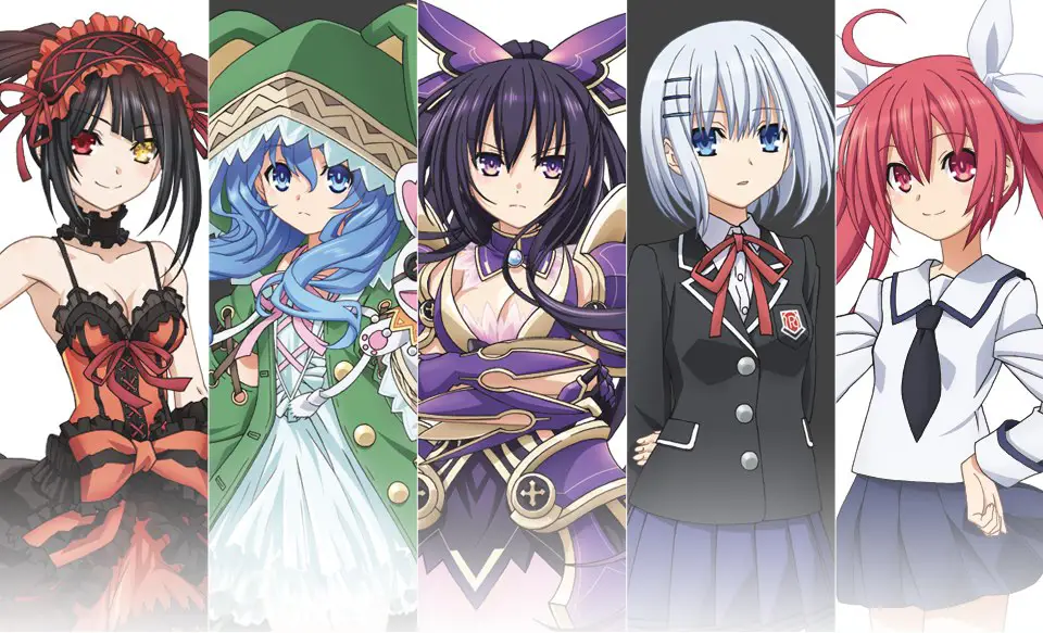 Karakter Date A Live berinteraksi