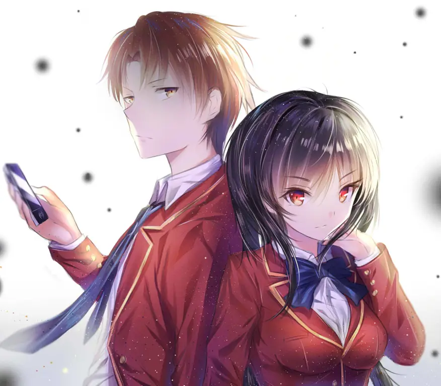 Kiyotaka Ayanokōji dan Suzune Horikita bersama