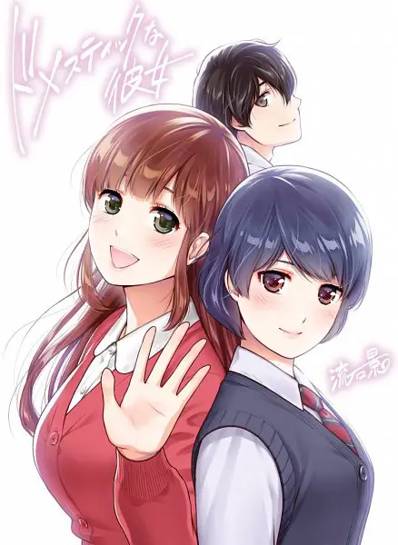 Gambar Hina dan Natsuo dari Domestic na Kanojo