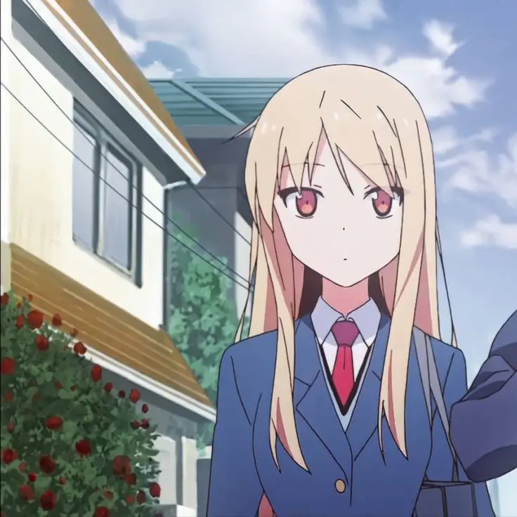 Gambar interaksi karakter di Sakurasou