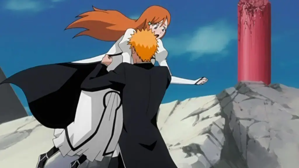 Gambar Orihime dan Ichigo bersama