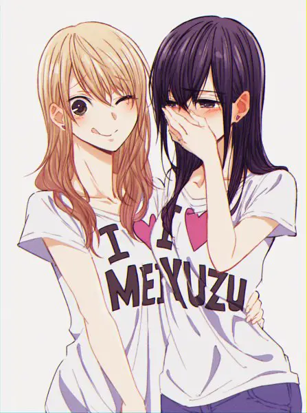 Yuzu dan Mei, karakter utama dalam Manga Citrus