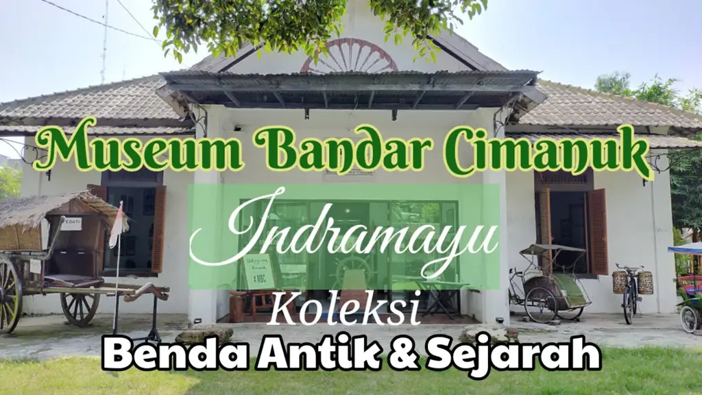 Interior Museum Bandar Cimanuk yang menampilkan koleksi-koleksi bersejarah