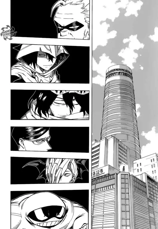 Ilustrasi penggemar mengenai Boku no Hero Academia chapter 137