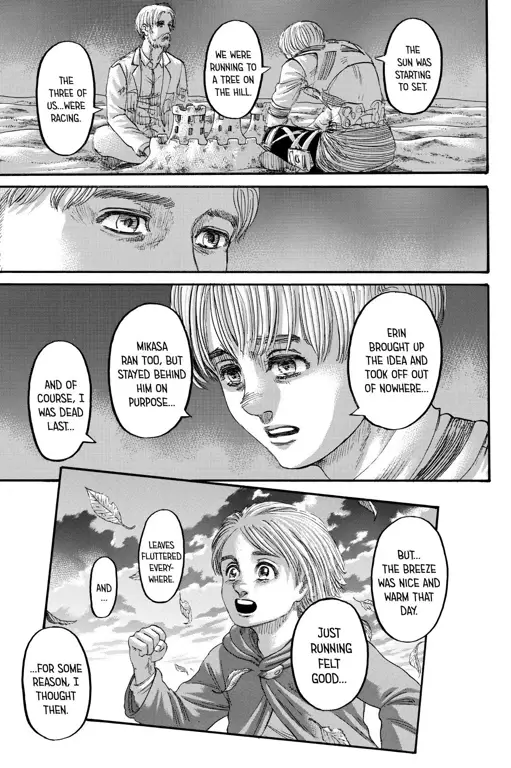 Gambar simbol-simbol penting di Attack on Titan chapter 137