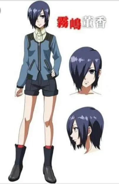 Gambar Touka Kirishima dengan gaya anoboy