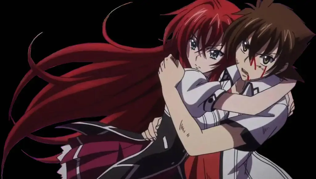 Issei dan Rias, karakter utama dalam High School DxD S1