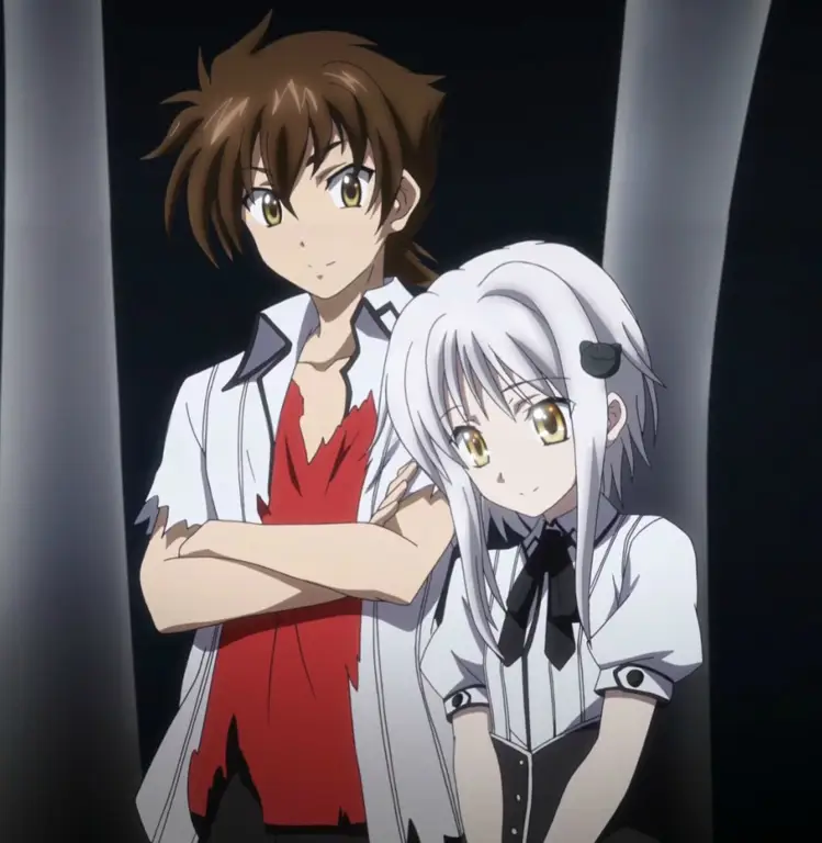 Gambar Issei Hyodo, tokoh utama dalam High School DxD