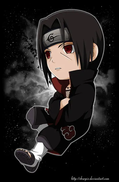 Gambar Itachi Uchiha versi chibi