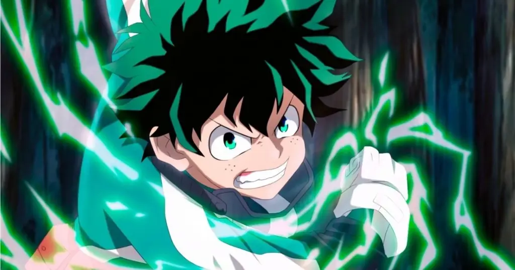 Gambar Izuku Midoriya (Deku) si tokoh utama Boku no Hero Academia