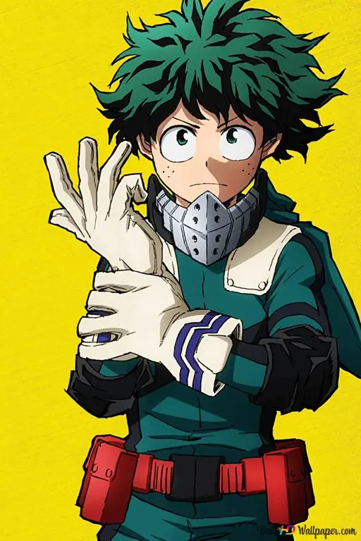 Gambar Izuku Midoriya dari Boku no Hero Academia