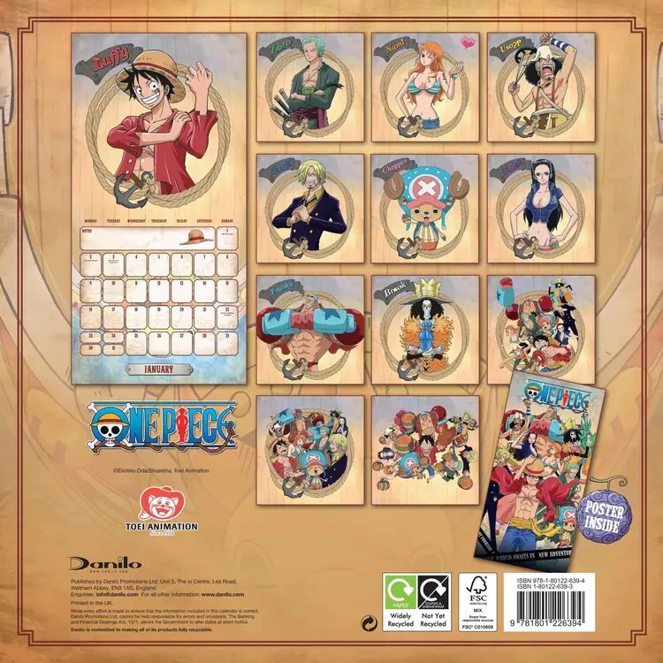 Kalender rilis episode One Piece