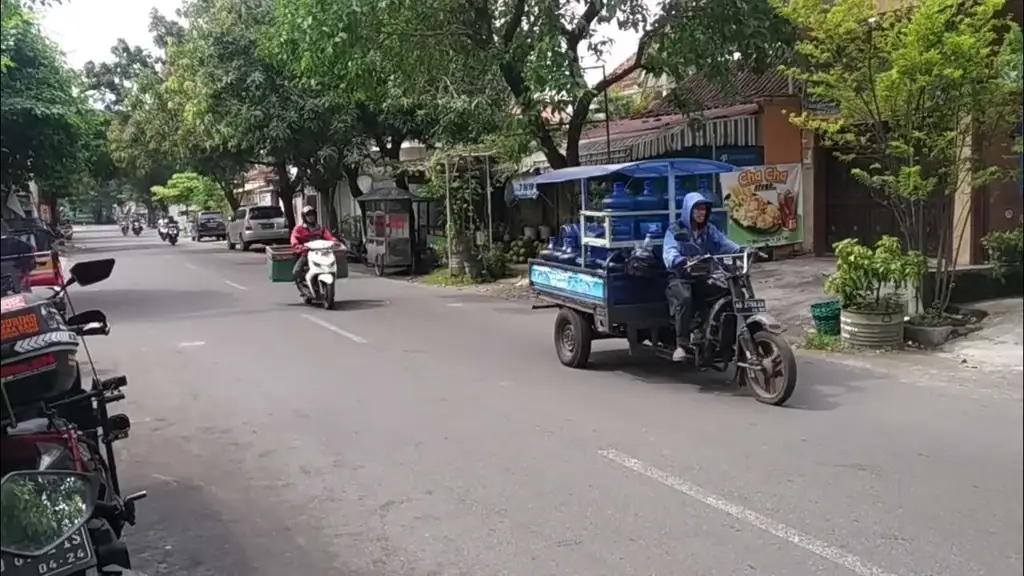 Tampak Jalan Untung Suropati Bandar Lampung