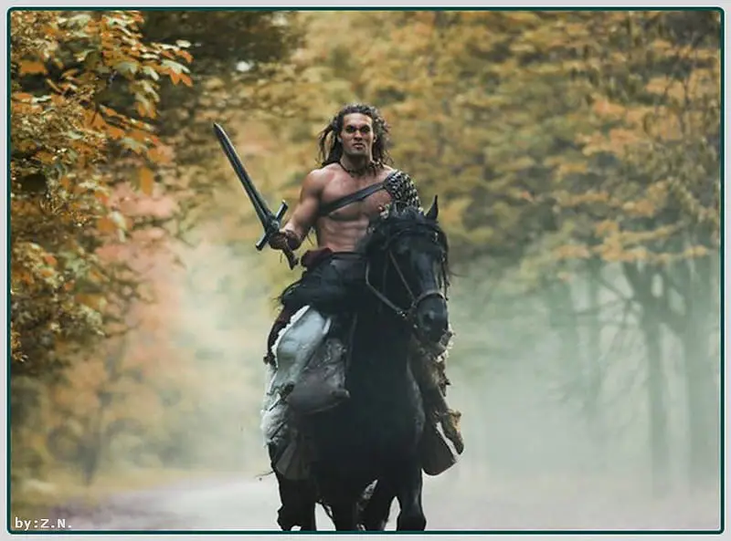 Foto Jason Momoa sebagai Conan