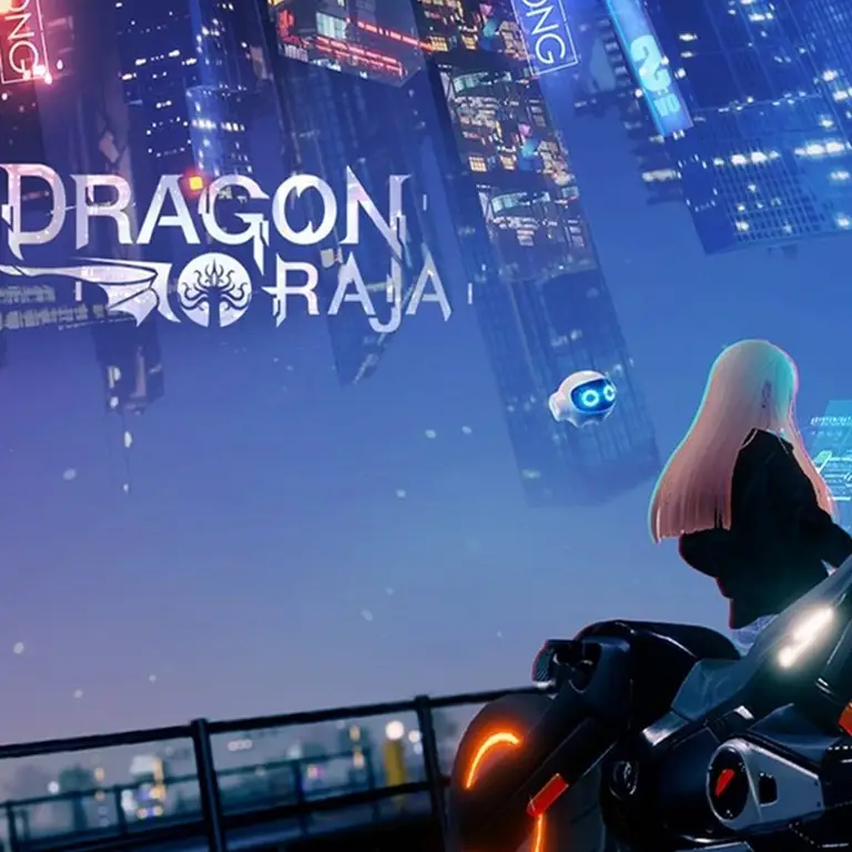 Peta dunia yang luas dalam game Anime Dragon Raja